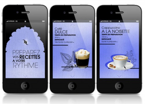 Application mobile Nespresso