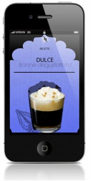 Application mobile Nespresso